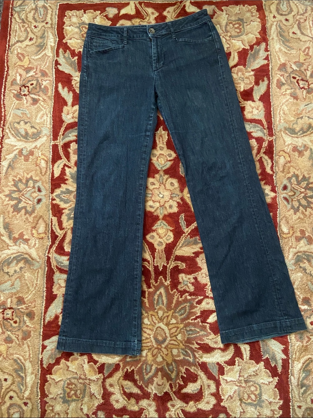 Banana Republic Dark Blue Wide Leg Jeans